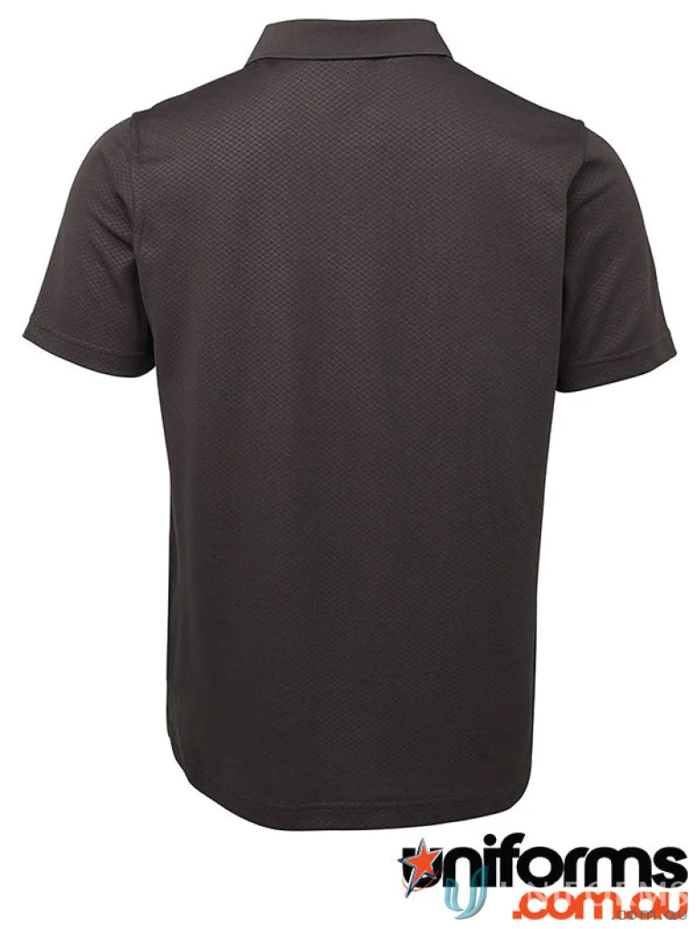 Dark gray JB’s Podium Cotton yardage polo 7cyp with straight hem for a sharp look