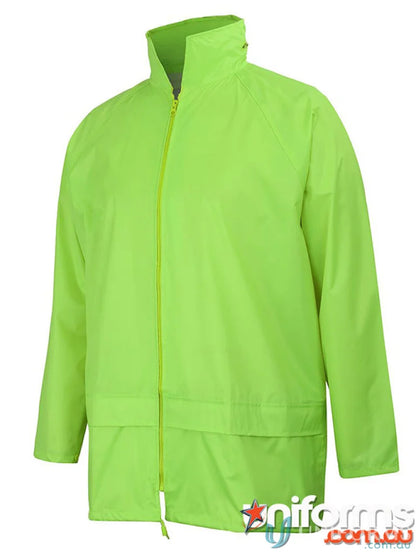 Bright lime green JB s Rain Jacket waterproof extra large for work or sports uniforms
