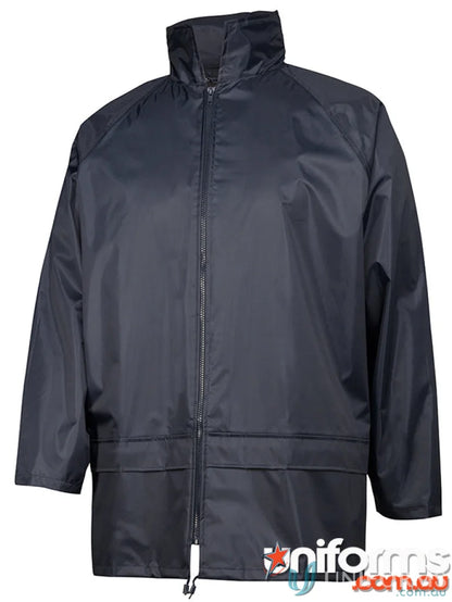 JBs Rain Jacket dark blue waterproof extra large for work and sports uniforms