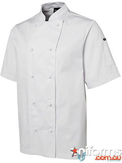 White jbs short sleeve chef jacket 5cj2 perfect to stay cool in the kitchen