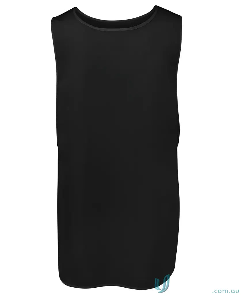 Black sleeveless shirt with rounded neckline from JB’s Smock 5PF cotton drill blend