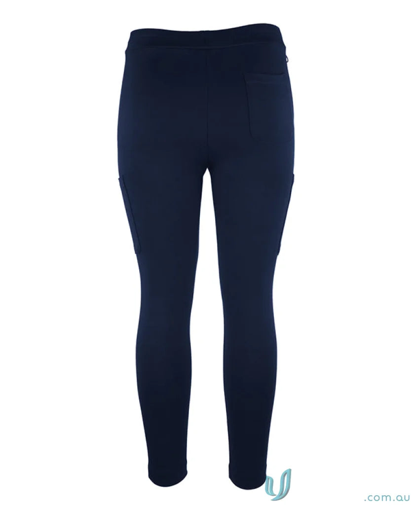 Navy blue JB’S Stretch Pocket Ponte Pant with functional pockets and comfy fit