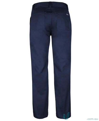Navy blue JB’S Stretch Twill Pant ideal for uniforms and workwear comfort