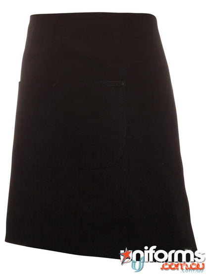 Black waist apron for work, durable Canvas Apron with strap from JB’S Waist Collection
