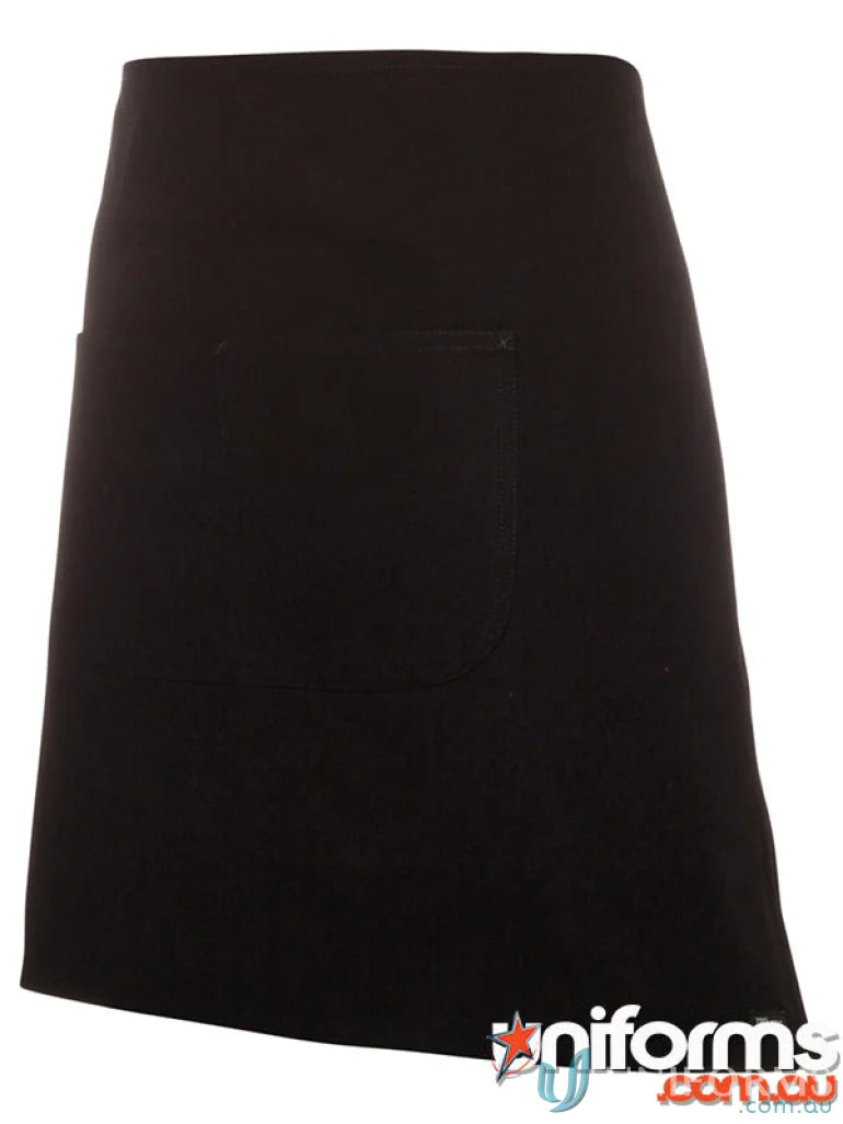 Black waist apron for work, durable Canvas Apron with strap from JB’S Waist Collection