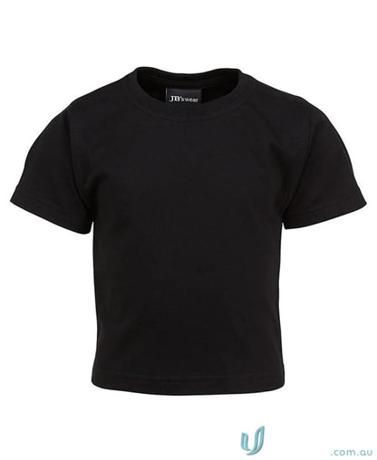 Black Black Short-Sleeved T-Shirt from JBs Wear Infant Tee with UPF protection