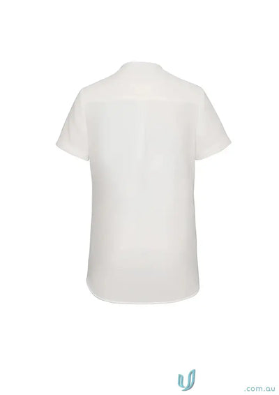 White short-sleeved Juliette SS Blouse RB977LS for stylish uniforms