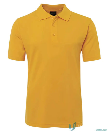 Mustard-colored polo shirt from Men in Classic Fit Polo Code 2KP by JB’s Kids