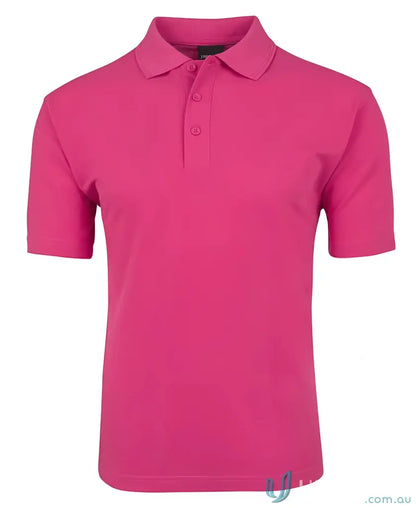 Pink short-sleeved polo shirt from Men in Classic Fit Polo Code 2KP by JB’s Kids