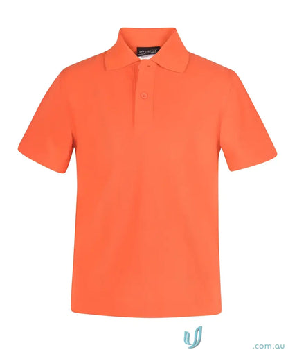 Orange Junior 210 Polo with classic fit and polo code 2kp by JB’s Kids