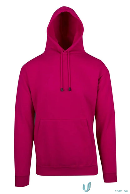 Magenta hooded sweatshirt with kangaroo pocket from Kangaroo Pocket Hoodies workwear collection