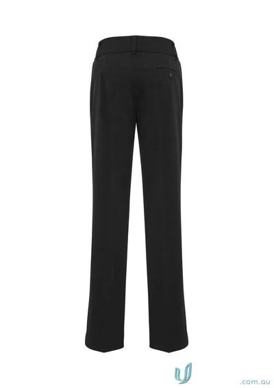 Black straight-leg trousers from Kate Perfect with a flattering fit in Biz Collection Kate