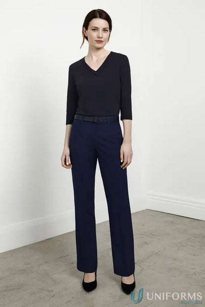Womans navy blue relaxed fit pantsuit from KENNARDS workwear collection