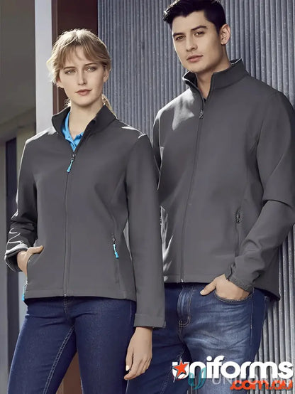 Matching gray softshell jackets from KENNARDS perfect for workwear and added warmth