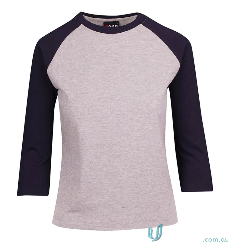 Kids 3Qtr Raglan Tee showing raglan tee style perfect for uniforms or workwear