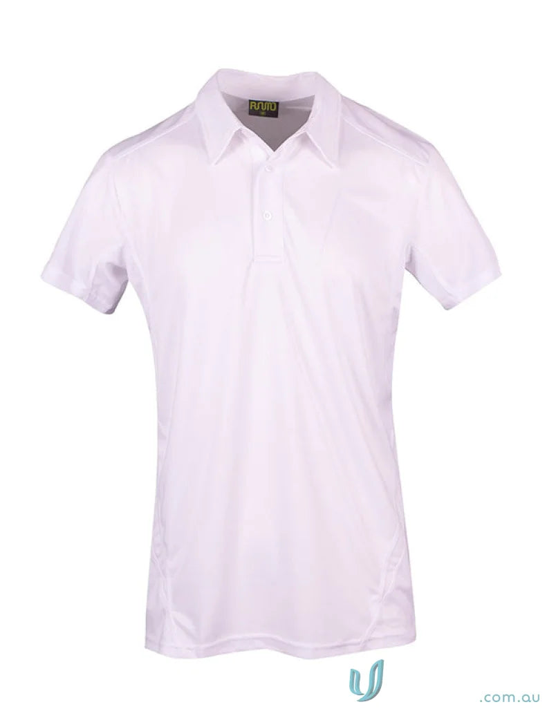 Kids Accelerator Polo plain white short-sleeved polo shirt with collar for kids