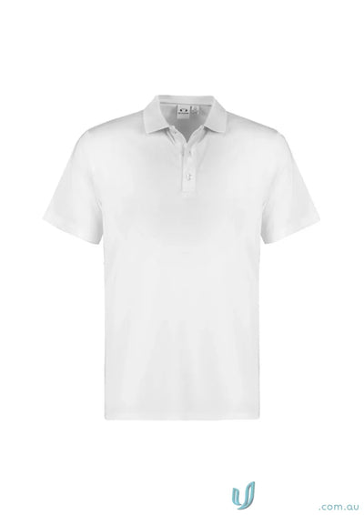 Kids Action Polo white short-sleeved shirt perfect for school uniforms and breathable sports knit