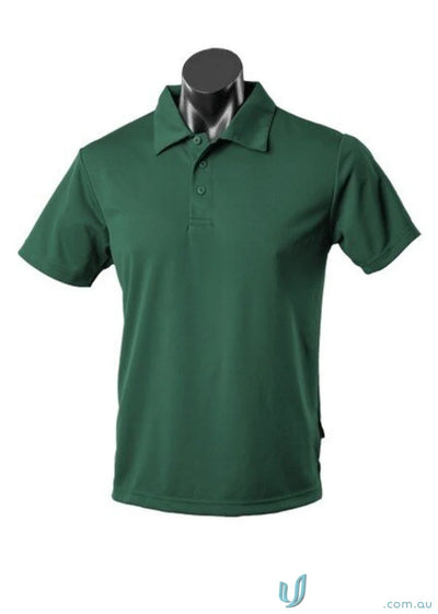 Kids Botany Polo on mannequin showcasing soft fabric and stylish uniforms for kids
