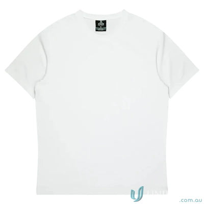 Kids Botany Tee white short-sleeved t-shirt, perfect as casual workwear or uniforms