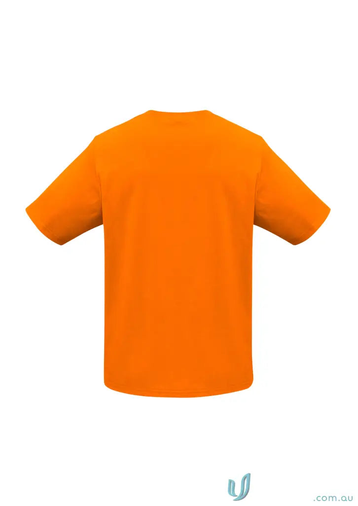 Kids Brightport Tee in orange made from comfy combed cotton, standard colours style