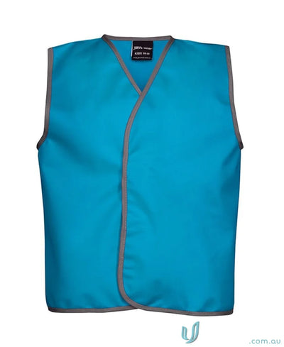 Blue safety vest with gray trim from JB’s Kids Coloured Tricot Vest, perfect workwear