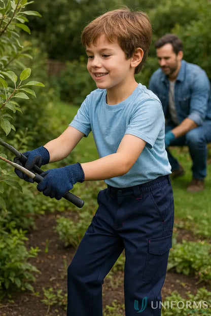 Kids Cotton Drill Cargo Pants Pants