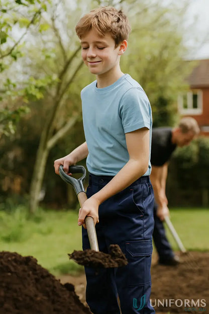 Kids Cotton Drill Cargo Pants Pants