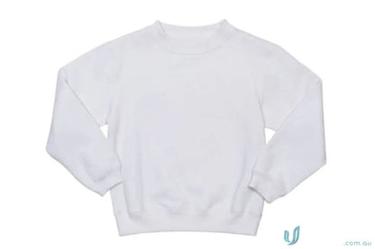 Kids crew neck sloppy joes sweatshirt with a plain white crewneck design
