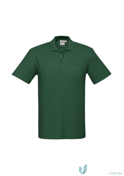 Kids Crew Polo green short-sleeved shirt perfect for school uniform game from Biz Collection Kids