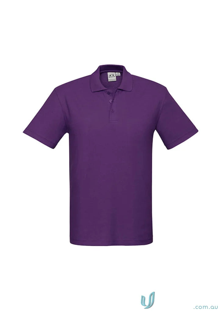 Kids Crew Polo purple short-sleeved shirt perfect for school uniform game or Biz Collection Kids