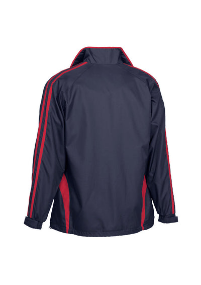 Kids Flash Track Top dark navy jacket with red stripes J3150B
