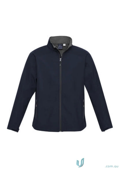 Kids Geneva Softshell Jacket in navy blue perfect for outdoor activities