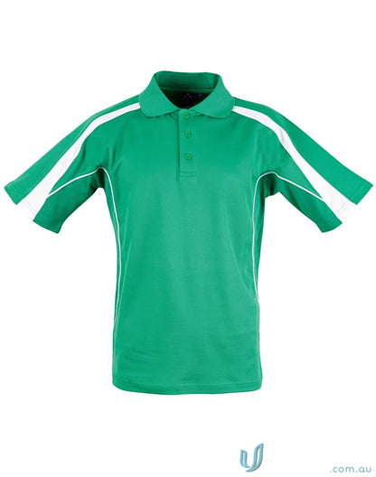 Kids Legend Polo in green and white, PS53K Legend Truedry stylish fashion