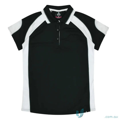 Kids Murray Polo black and white polo shirt for boys