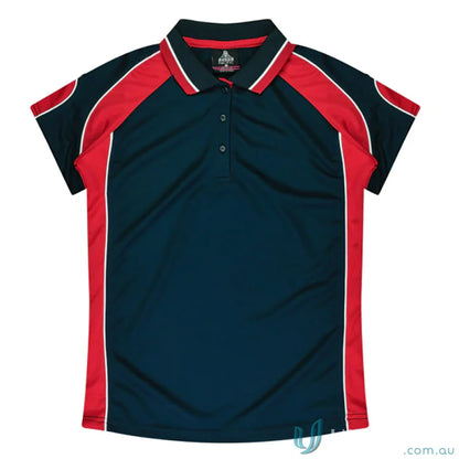 Kids Murray Polo shirt in navy and red - perfect kids Murray style for any occasion