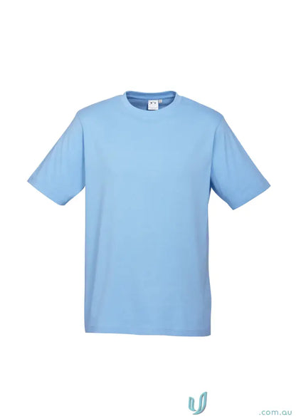 Kids Newport Tee in light blue made from combed cotton, standard colours perfect for kids