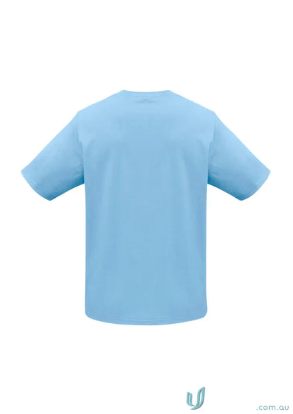 Kids Newport Tee in light blue made from comfy combed cotton, available in standard colours