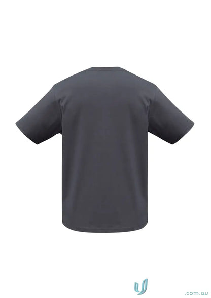 Kids Newport Tee in dark grey made from combed cotton, perfect in standard colours