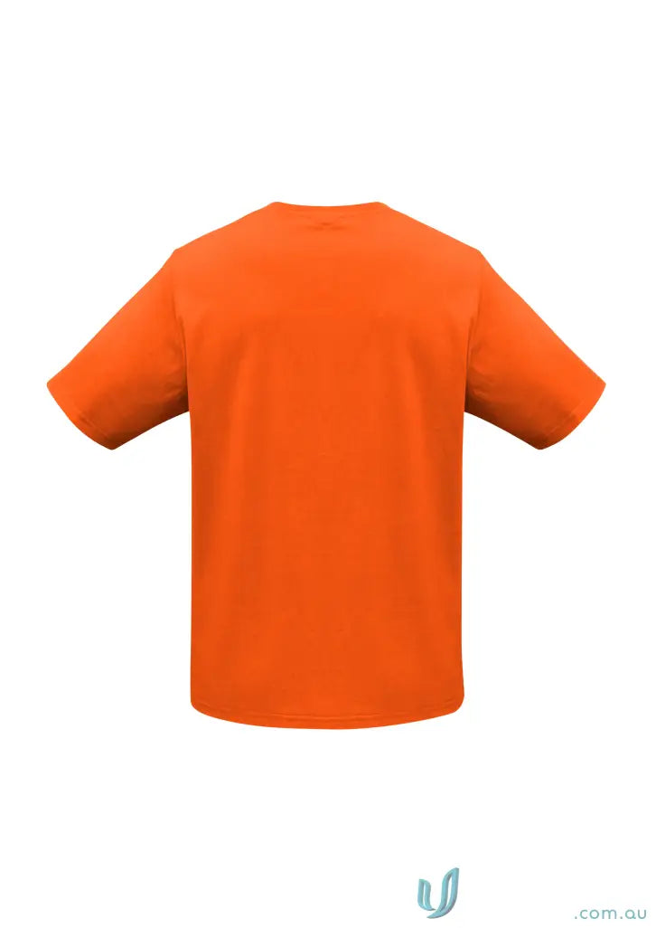 Kids Newport Tee in plain orange made from comfy combed cotton, standard colours
