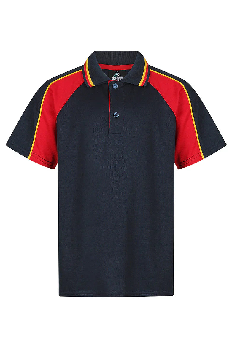 Kids Panorama Polo - Navy/Red/Gold / 4 - POLO