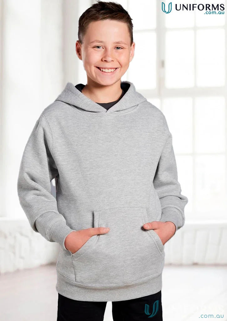 Kids Passion Fleece Hoodie in Gray, perfect for clubs needing warm hoodies