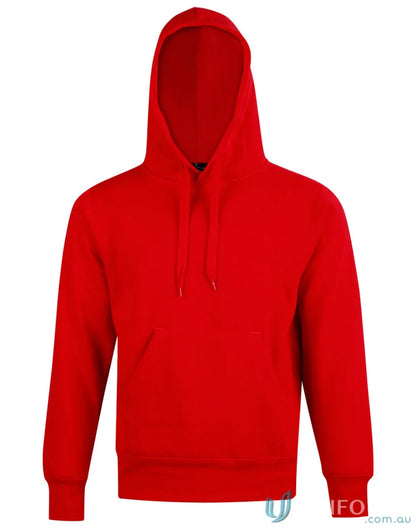 Kids passion fleece hoodie featuring a red hooded sweatshirt perfect for clubs needing warm wear