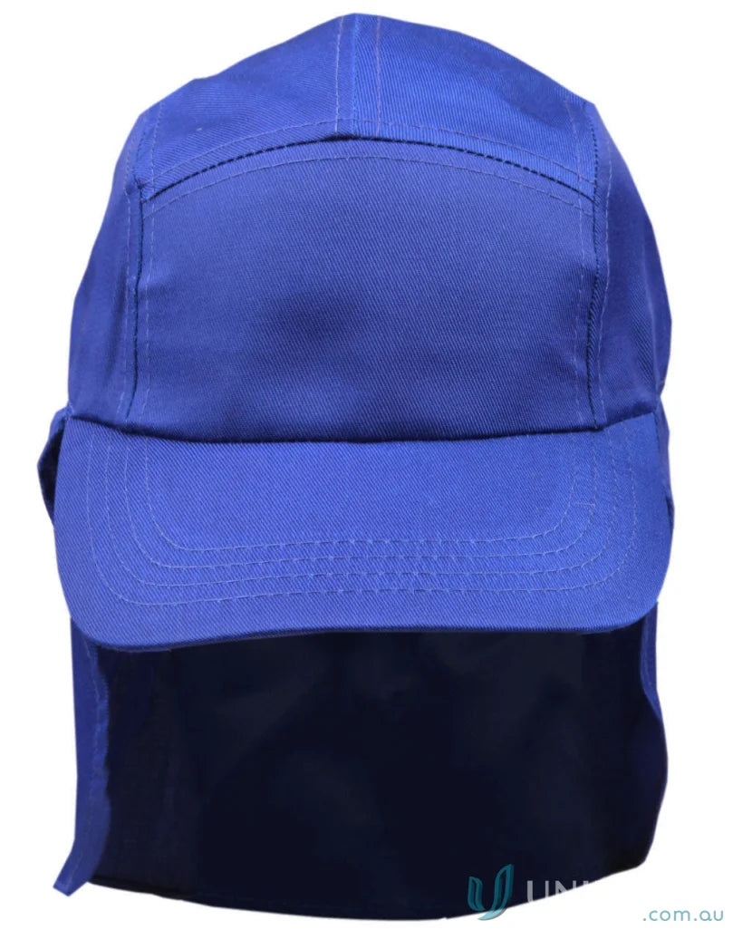 Blue Kids Poly Cotton Sun Protection Cap for outdoor activities spirit