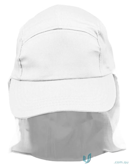 Kids Poly Cotton Sun Protection Cap with Neck Flap for outdoor activities spirit