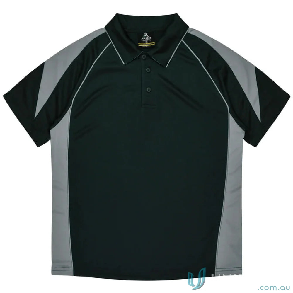 Kids Premier Polo shirt in two-tone fabric, perfect for uniforms and casual workwear