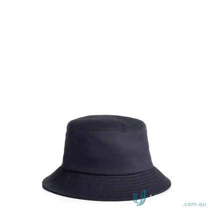 Black bucket hat made of smooth fabric, perfect for kids’ uniforms and casual wear