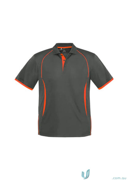 Kids Razor Polo in gray and orange from Biz Collection Kids collection kids razor
