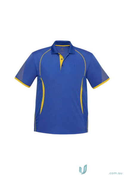 Kids Razor Polo in blue and yellow from Biz Collection Kids for stylish little wearers
