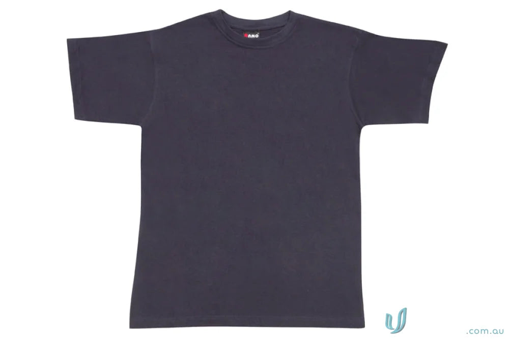 Kids Regular T-Shirt in dark blue for uniforms and workwear, perfect sizing guide