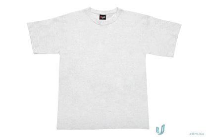 White short-sleeved Kids Regular T-Shirt perfect for uniforms and workwear, see sizing guide